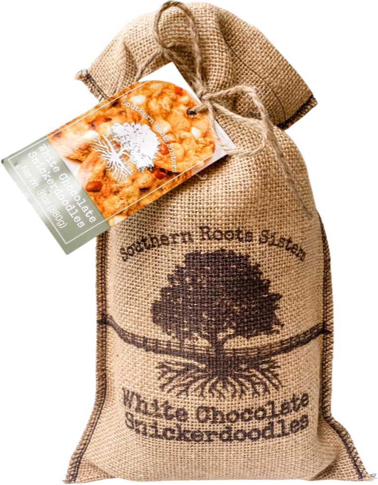 http://www.southernrootssisters.com/cdn/shop/collections/White_Chocolate_Snickerdoodle_Bag_Pic.png?v=1633895573